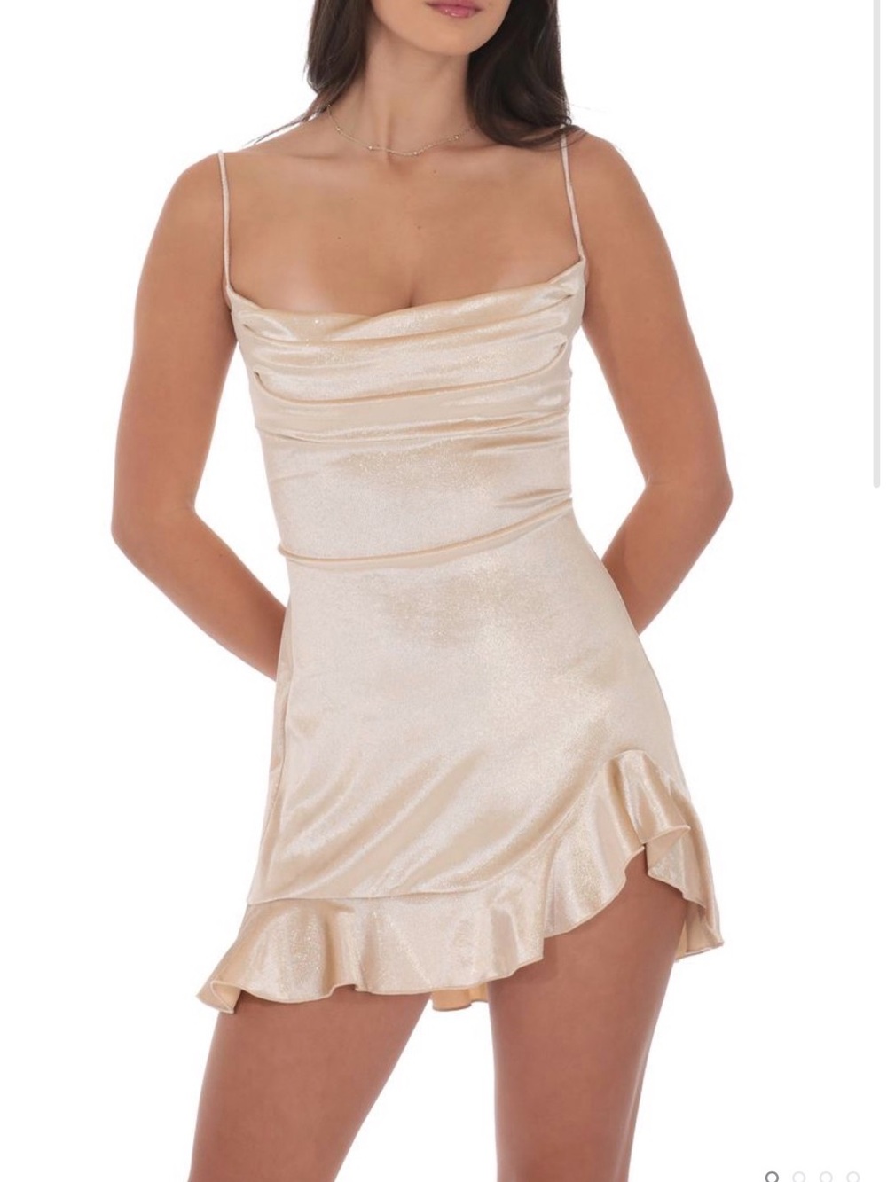 Lucy in the Sky Champagne Dress